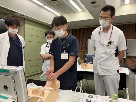CVC挿入手技に関する実践トレーニングを開催しました！
