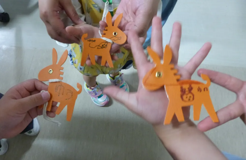 5ロバ隊長の塗り絵体験3