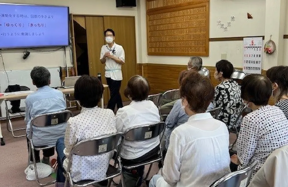八島町会健康講座の様子2